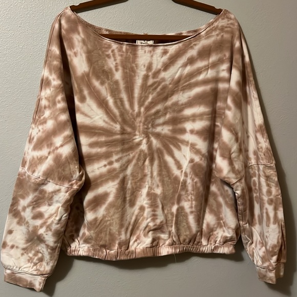 Tie dyed wide neck sweatshirt - Picture 3 of 3